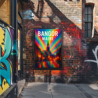 Bangor, Maine A Vibrant Impression Poster