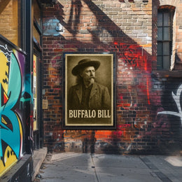 Buffalo Bill Iconic American Old West Cultural Heritage Poster