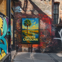 South Carolina Landscape Poster