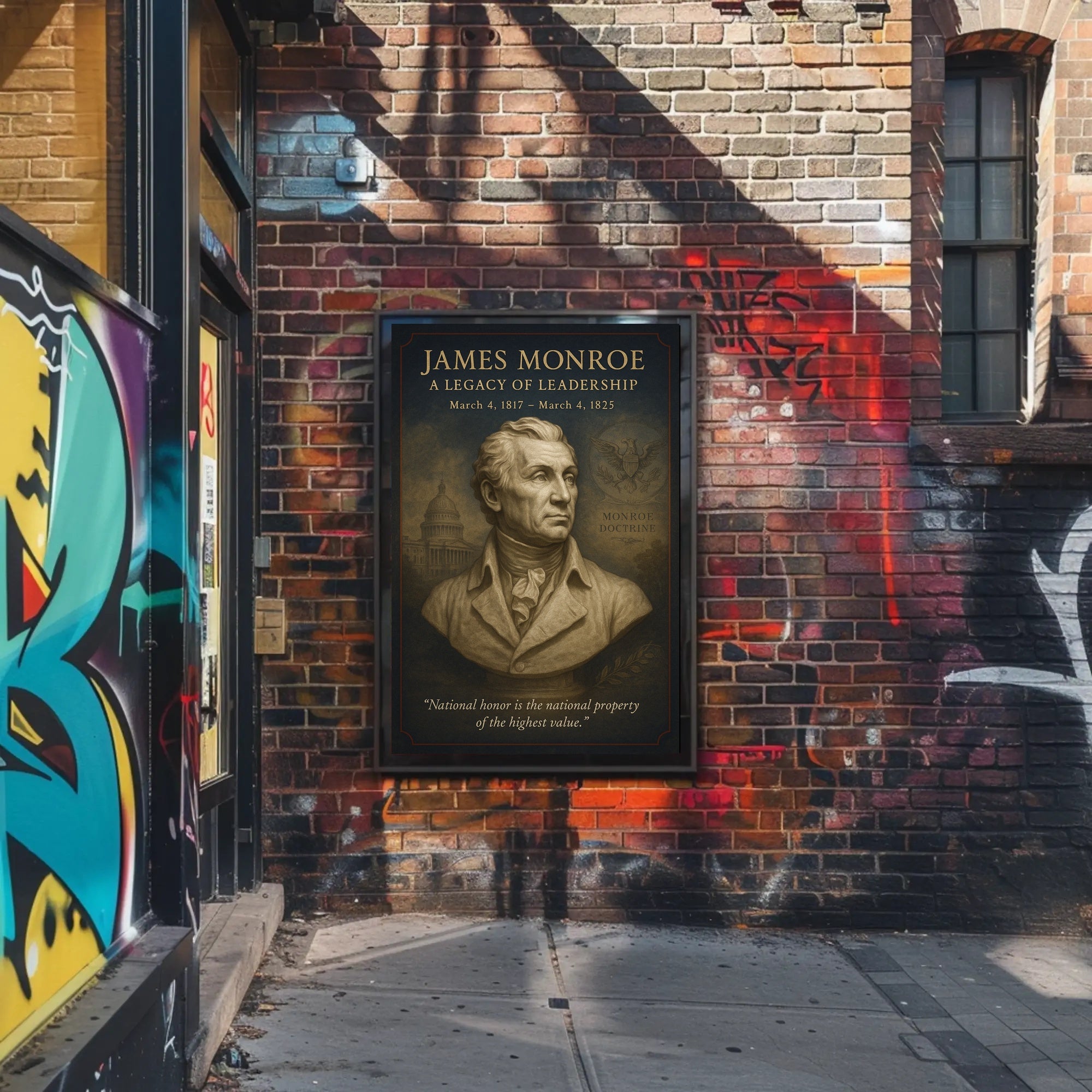 James Monroe Legacy Historical or Presidential Poster