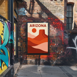 Arizona Desert Landscape Poster