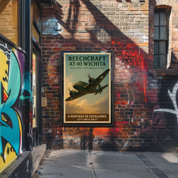 Beechcraft AT-10 Wichita Legend of the Skies Poster