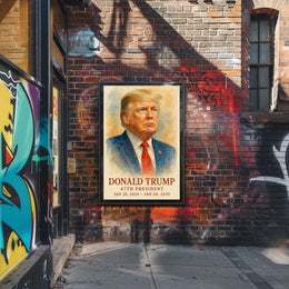 Visionary in Command Donald Trump Poster