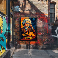 Albert Einstein EMc² Poster