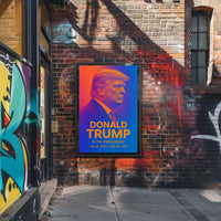 Trump Visionary Futurism Patriot Poster