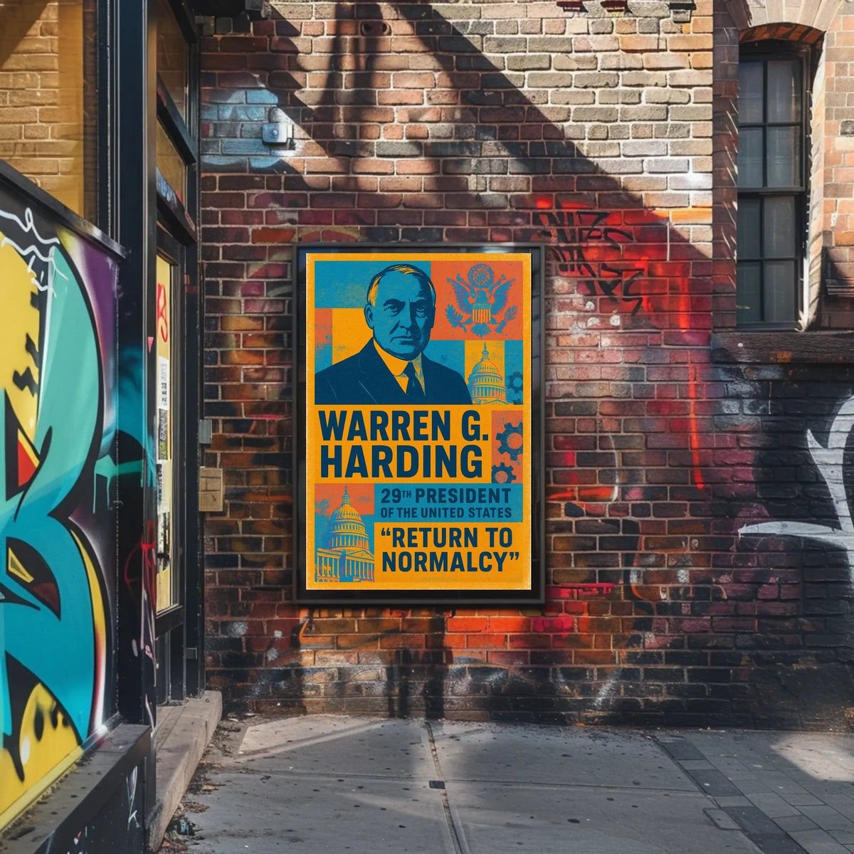 Warren G. Harding 29th President Poster