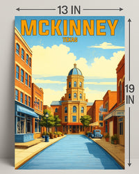 McKinney, Texas Poster PosterGoat