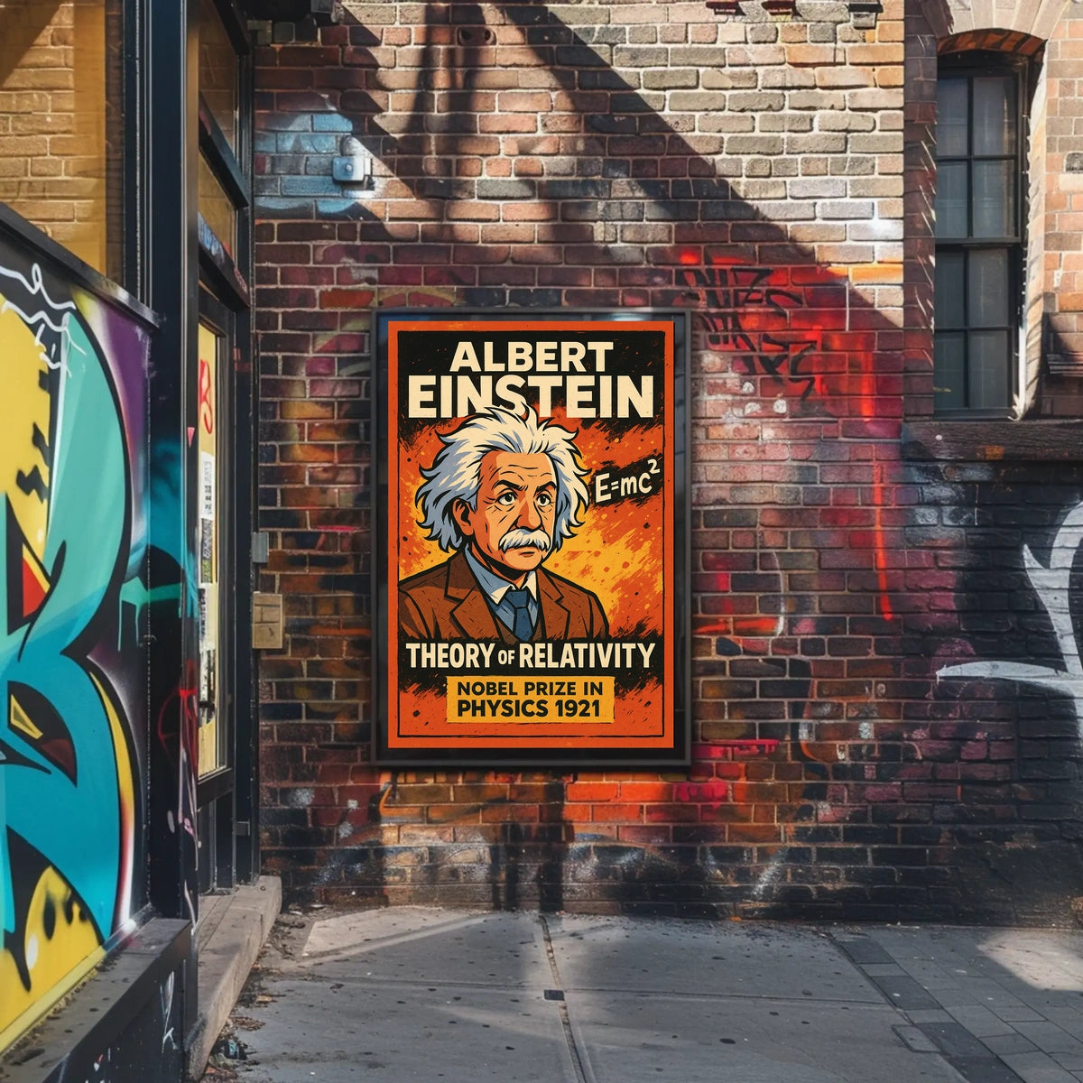 Albert Einstein Theory Of Relativity Poster