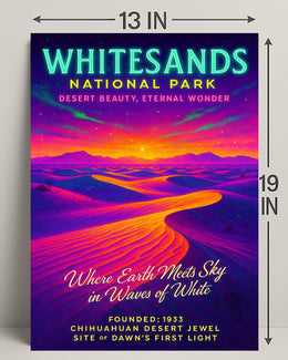 Whitesands National Park Poster PosterGoat