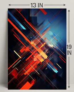 Dynamic Abstract Composition Abstract Poster PosterGoat
