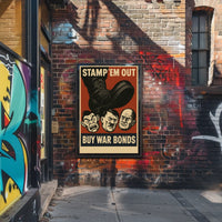 Stamp Em Out War Bonds Propaganda Poster