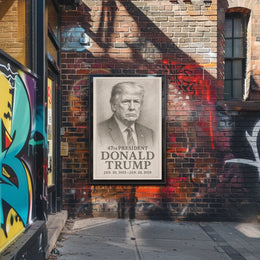 Donald Trump 47th President Poster