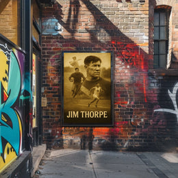Jim Thorpe A Legendary Athlete Poster