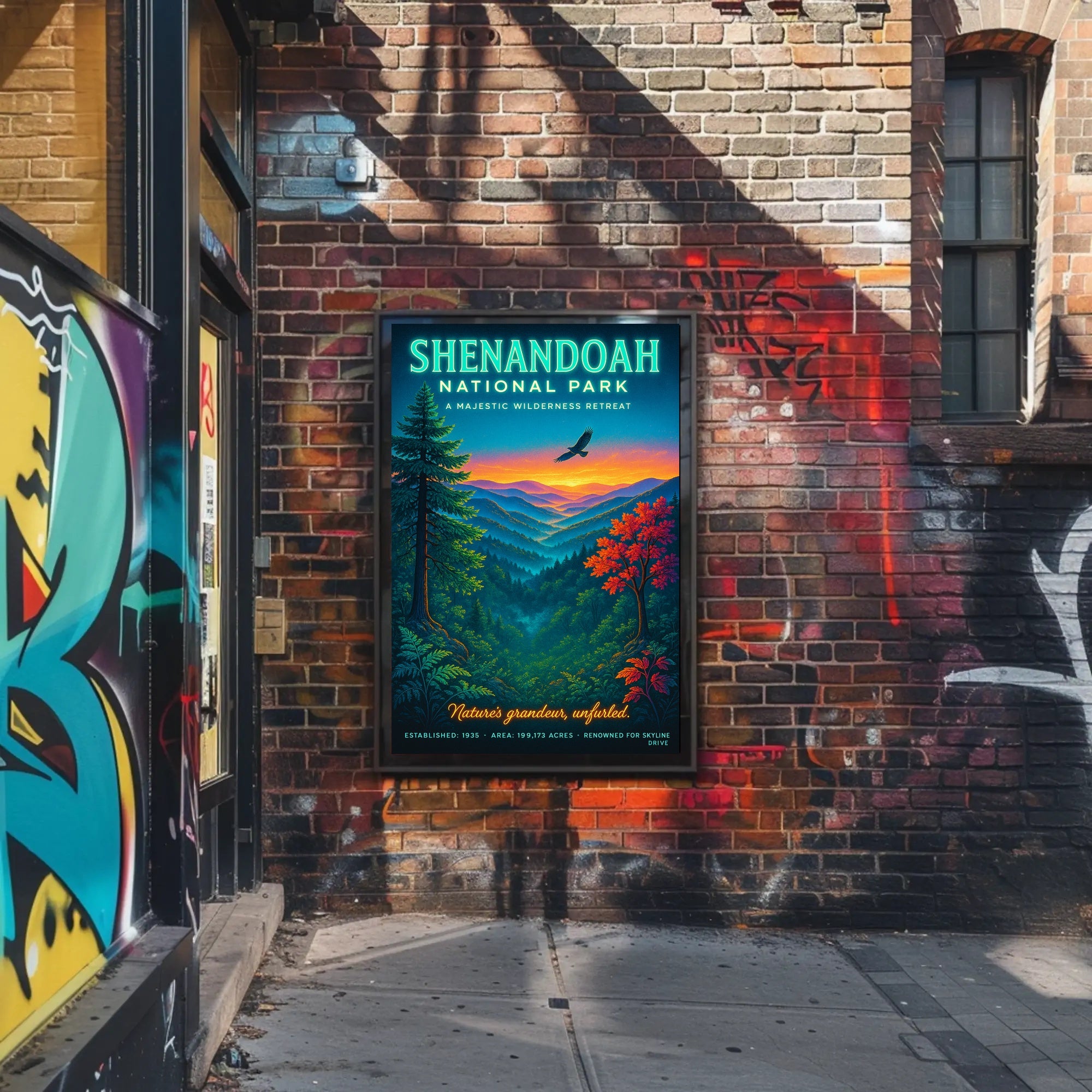 Shenandoah National Park Poster PosterGoat