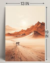 Journey Through The Desert Poster