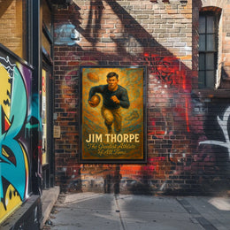 Jim Thorpe Legendary Athlete Jim Thorpe Poster
