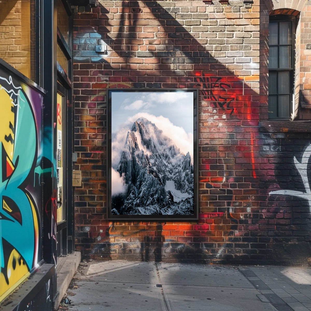 Majestic Mountain Peaks Poster