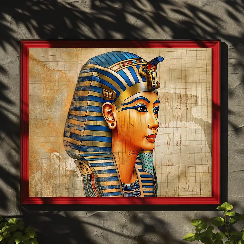 Majestic Pharaoh: Timeless Egyptian Art Poster