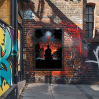 Cityscape Reflections Poster
