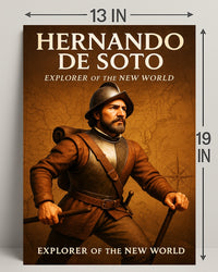 Hernando de Soto Explorer of the New World Poster PosterGoat