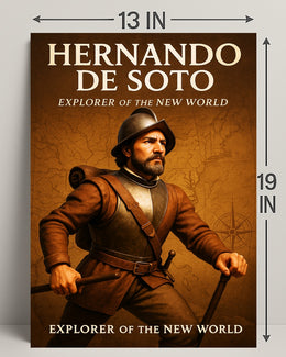 Hernando de Soto Explorer of the New World Poster PosterGoat