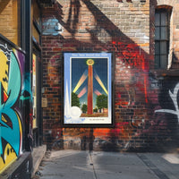 The Star Pylon 1939 Worlds Fair Poster Abstract Wall Art