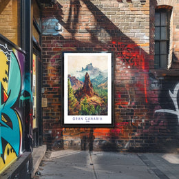 Scenic Landscapes of Gran Canaria Poster PosterGoat