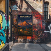 Colorado Springs Gateway to Adventure Poster