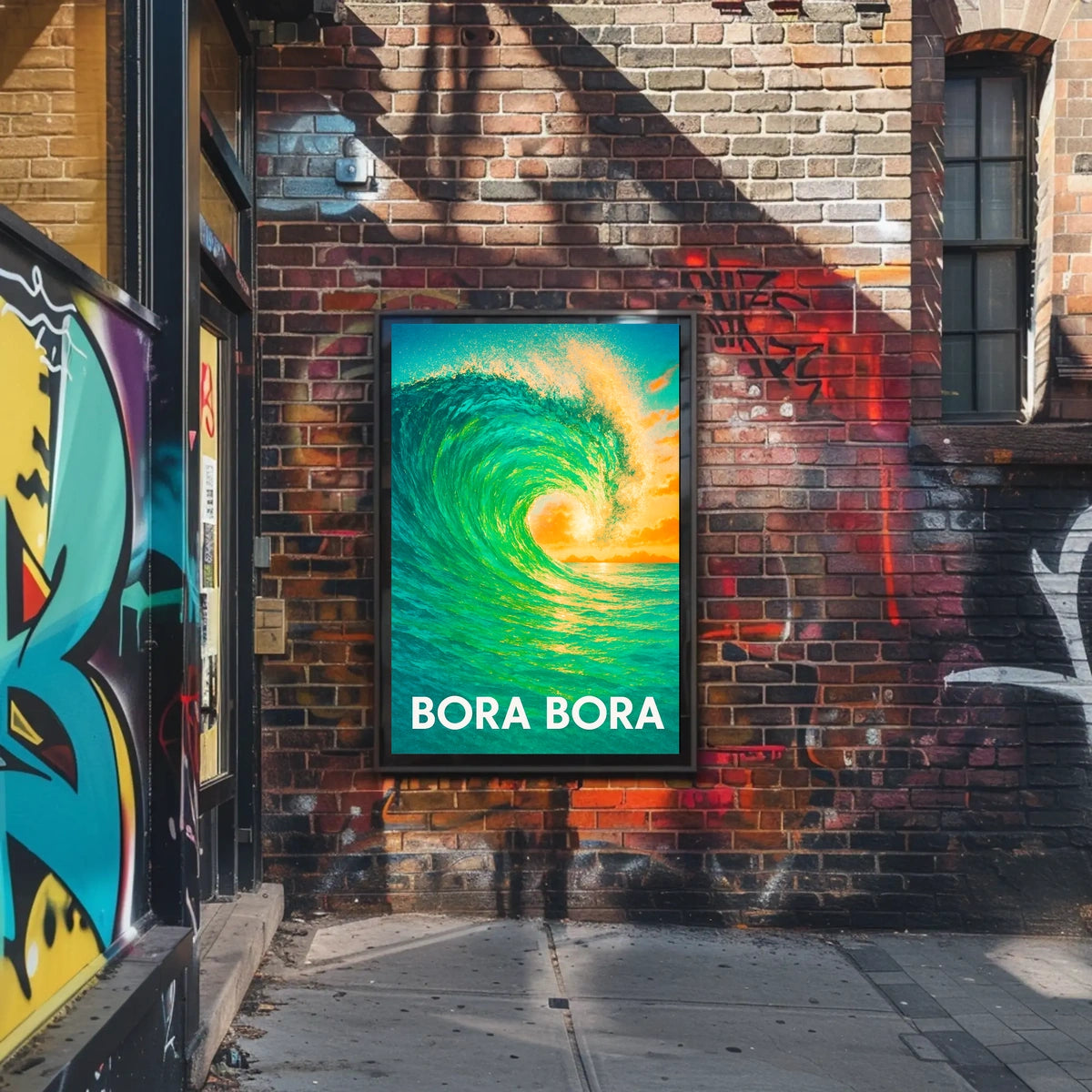 Bora Bora Wave Poster