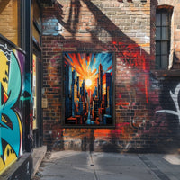 Urban Sunrise Poster PosterGoat