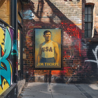 Jim Thorpe American Athlete Poster