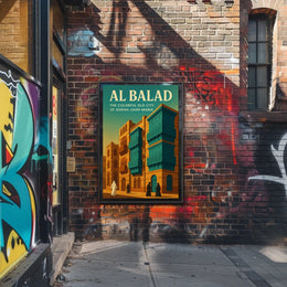 Al Balad The Colorful Old City Of Poster