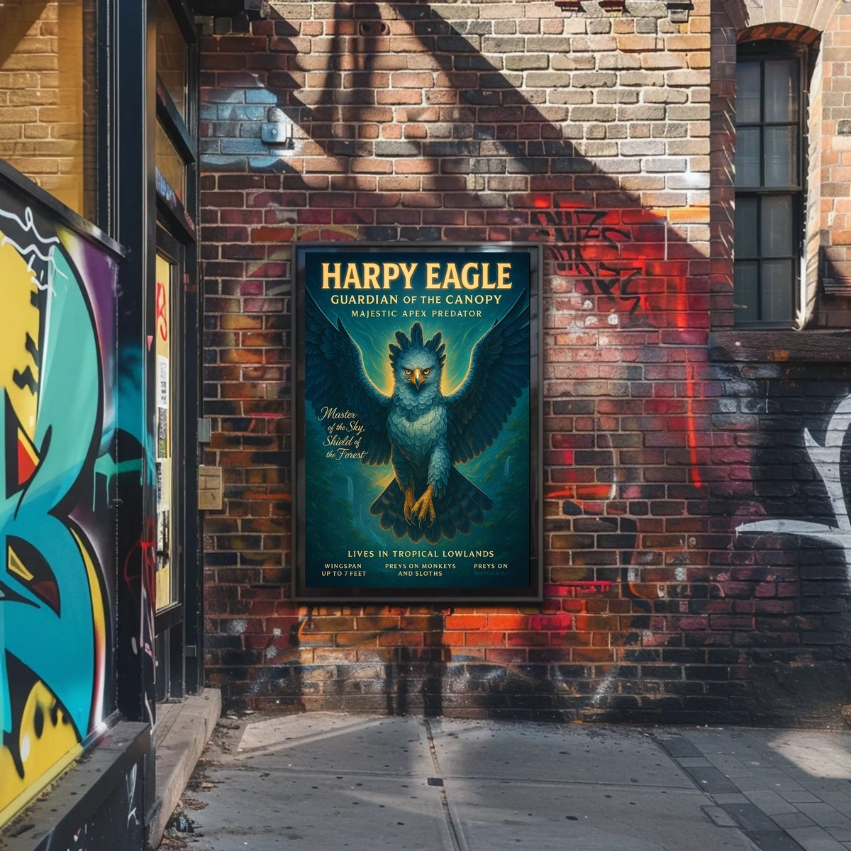 Harpy Eagle Guardian of the Canopy Poster