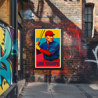 Jim Thorpe Legendary Athlete Poster