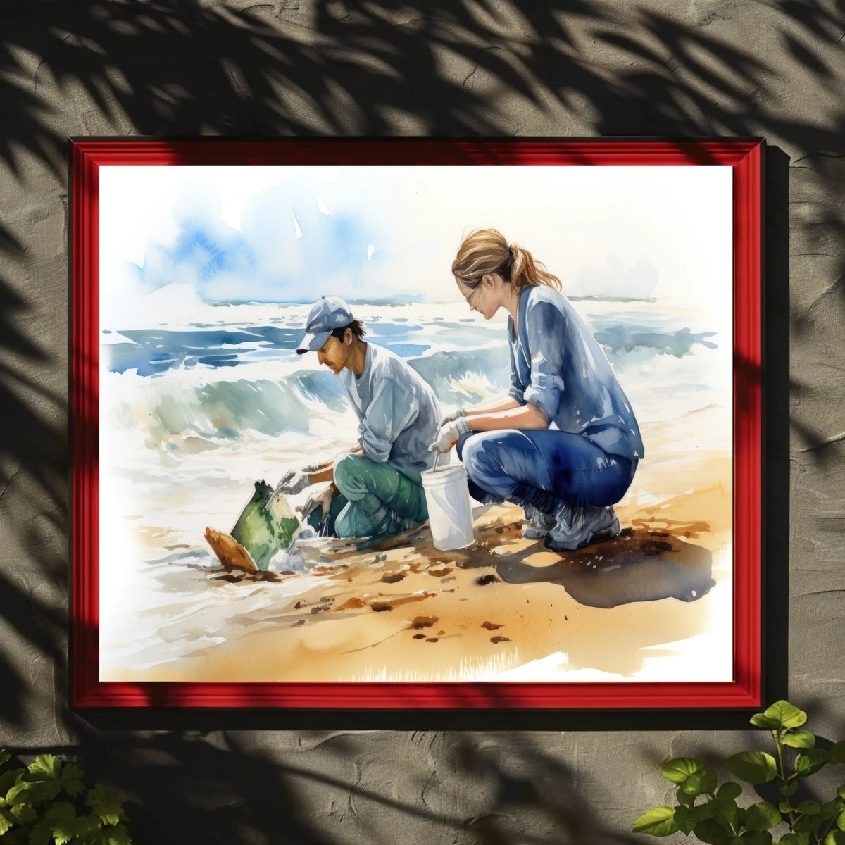 Beach Cleanup Effort Poster