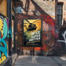 HH-53E Super Shitter Poster PosterGoat