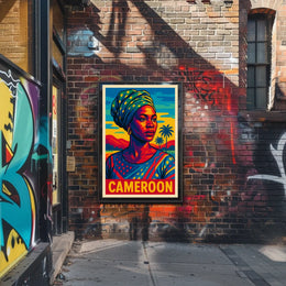 Cameroon Portrait Poster