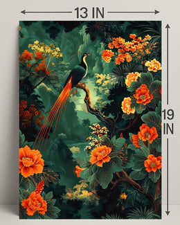 Tropical Paradise Bird Art Print - Animal Poster