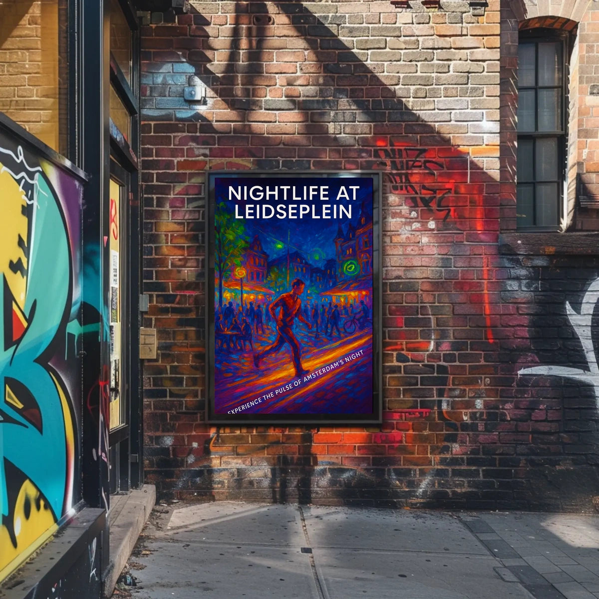 Nightlife At Leidseplein Poster