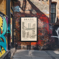 Brazil Cultural and Natural Wonders Poster PosterGoat