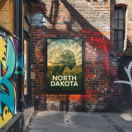North Dakota Wilderness Poster