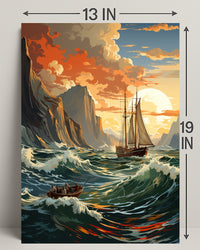 Voyage At Sea Poster PosterGoat