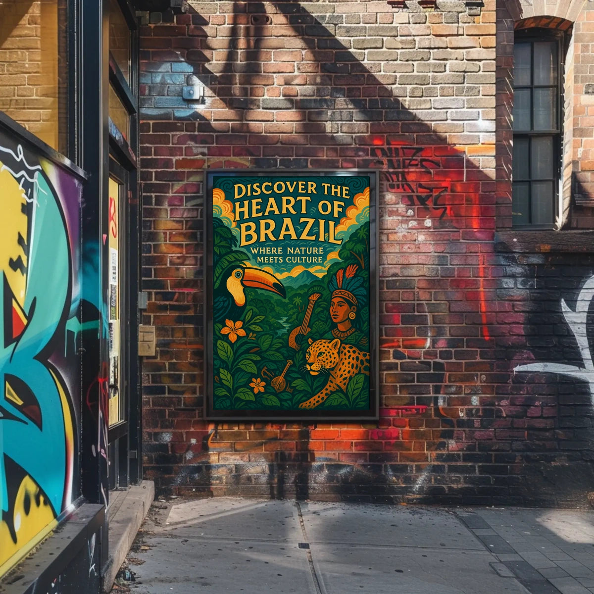 Discover the Heart of Brazil Poster