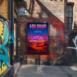 Abu Dhabi Visionary Gateway Travel Poster