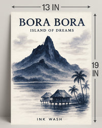 Bora Bora Island of Dreams Poster PosterGoat