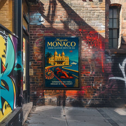 Majestic Monaco Poster