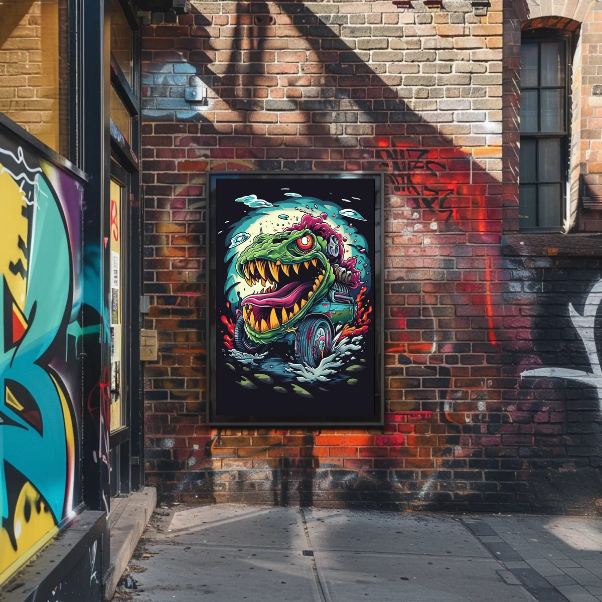 Monster Machine Mayhem Poster