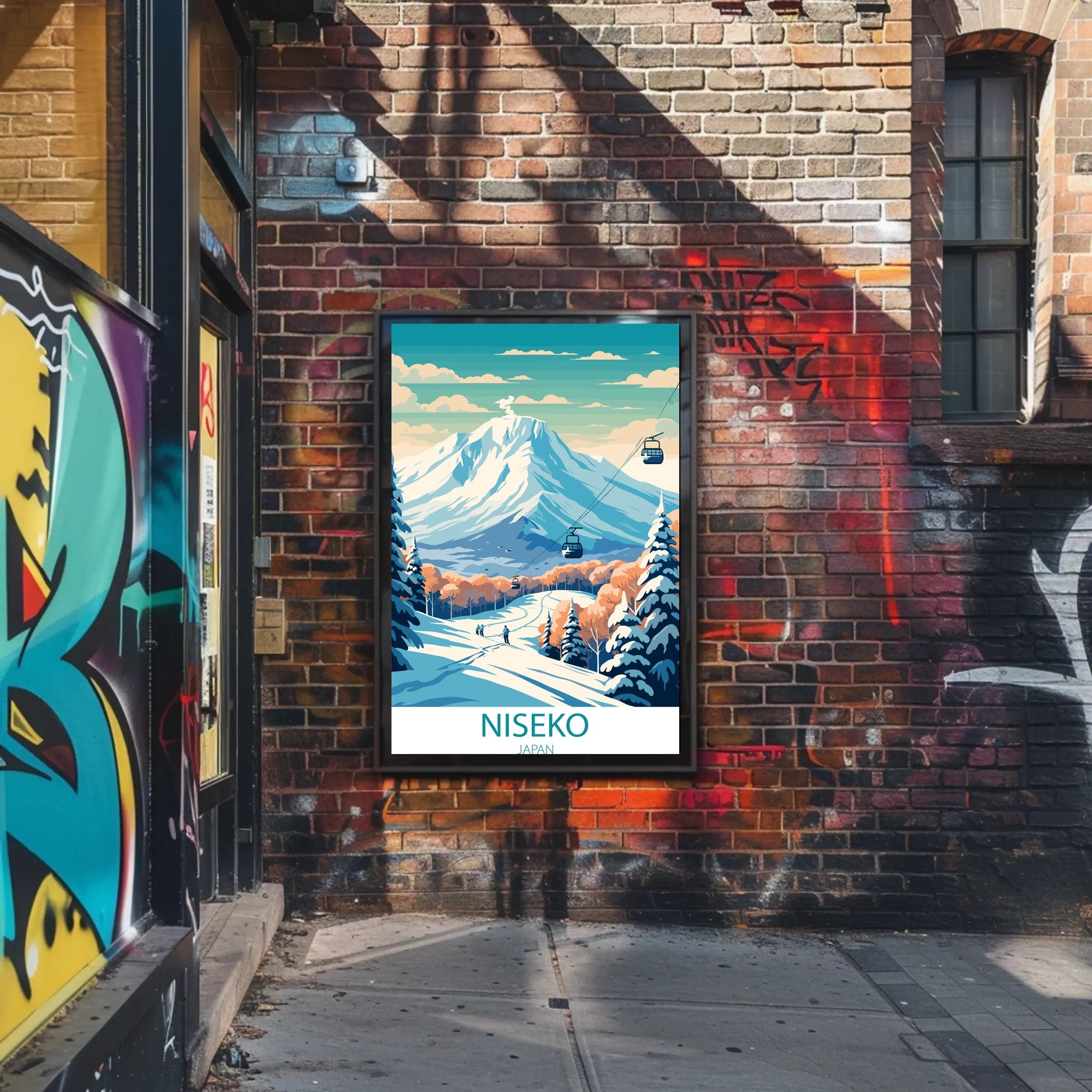 Niseko Mt. Yotei Winter Wonderland Travel Poster