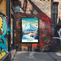 Niseko Mt. Yotei Winter Wonderland Travel Poster