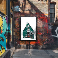 Winter Wonderland Cabin in National Park Poster